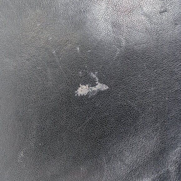 Coach Leather Wristlet Clutch Pouch Black Tan Buckle Accent "4 x 7.5" - Picture 11 of 14